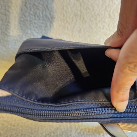 Radley Pocket Essentials Navy Nylon Backpack - Picture 3 of 15